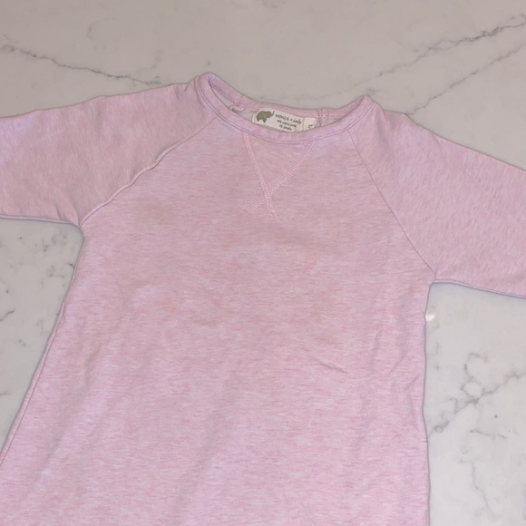 Monica + Andy Pink Heather Tunic/ Gap Rainbow Leggings Play Set (2T) - Picture 6 of 7